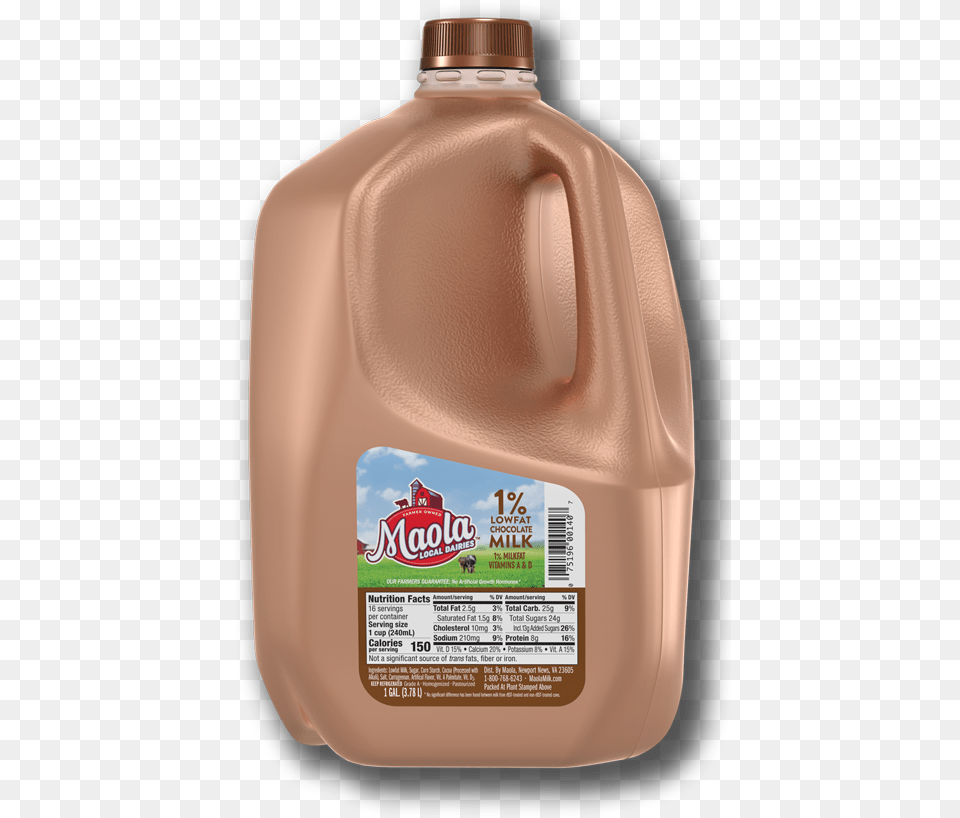 Maola 1 Percent Lowfat Chocolate Milk Is Available Chocolate Milk Gallon Animal, Canine, Dog, Mammal Free Transparent Png