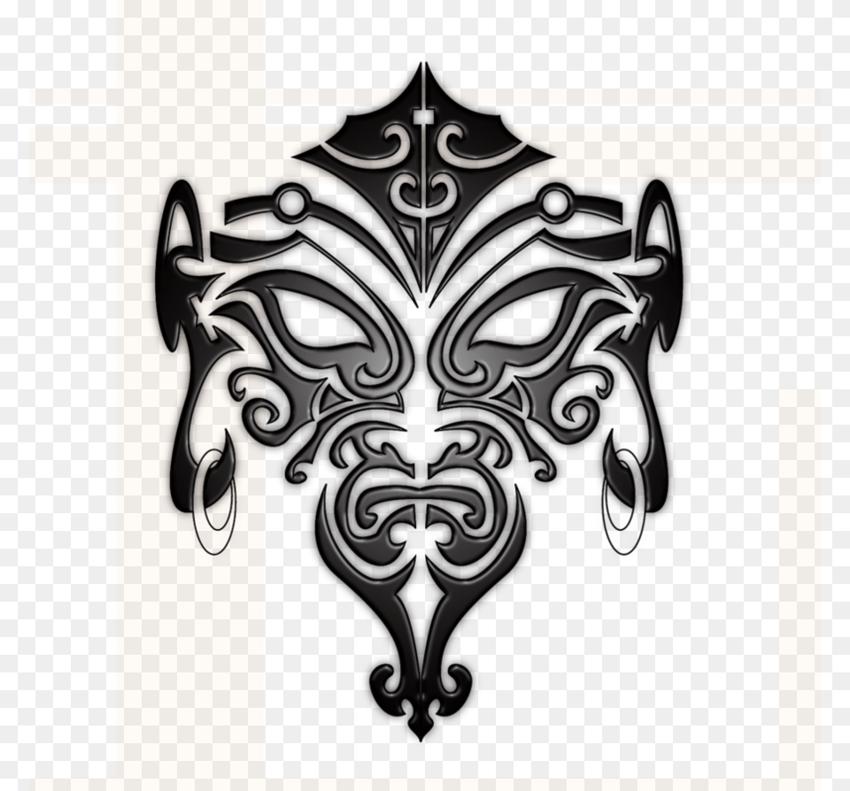 Maori Face Tattoo Designs, Emblem, Symbol, Cross Free Transparent Png