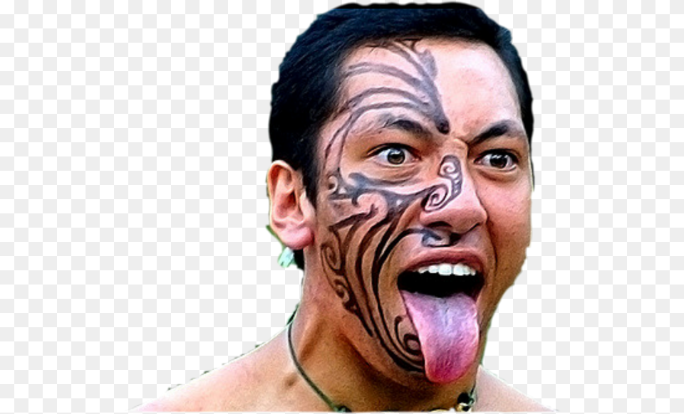 Maori Faces Warrior, Person, Tattoo, Skin, Face Free Transparent Png