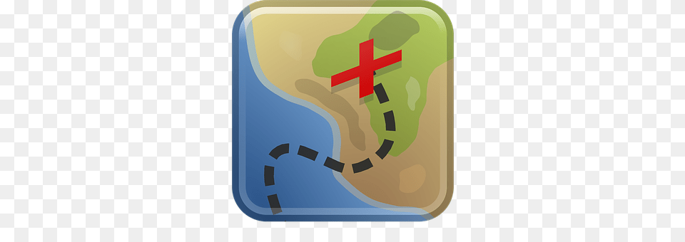 Map First Aid, Cross, Symbol, Land Free Transparent Png