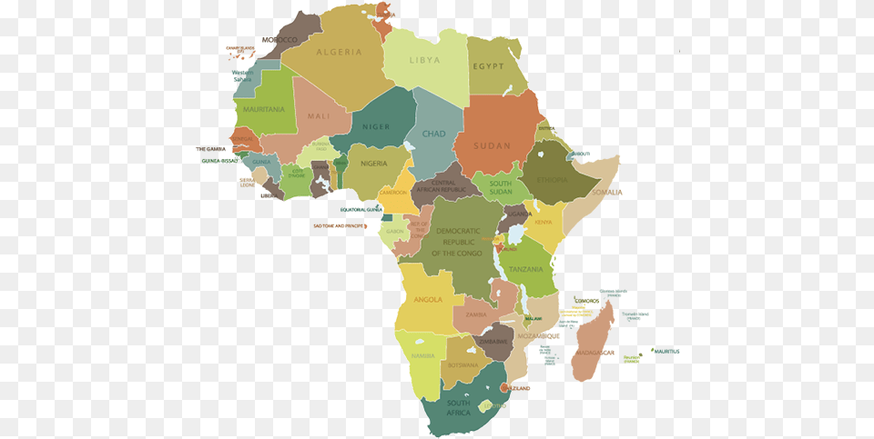 Map Africa Africa Map Transparent, Atlas, Chart, Diagram, Plot Free Png Download