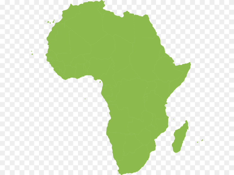 Map Africa Continent Rotated Silhouette Green Africa Continent Green, Chart, Plot, Person, Atlas Free Transparent Png