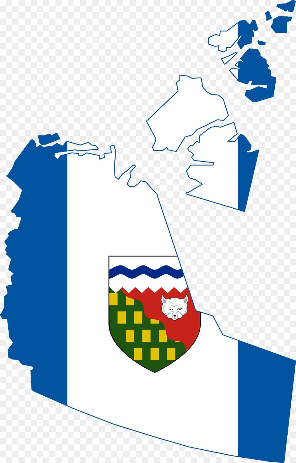 Map And Flag Of Northwest Territories Png