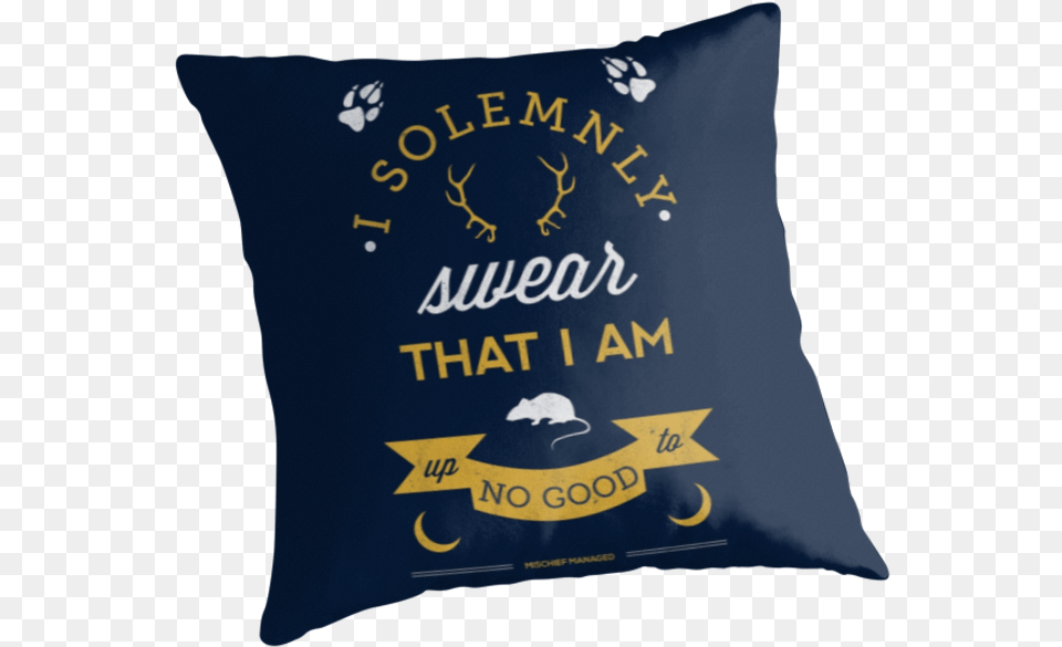 Map By Dorothy Timmer Solemnly Swear That I Am Up, Cushion, Home Decor, Pillow Free Png Download
