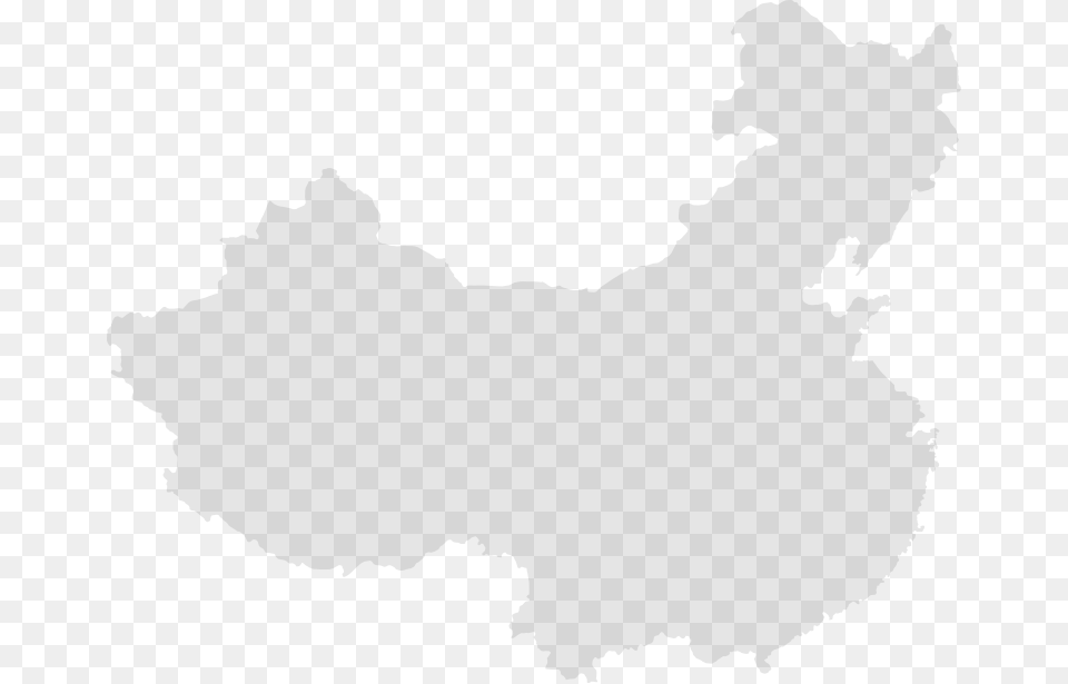 Map China Map, Gray Free Png Download
