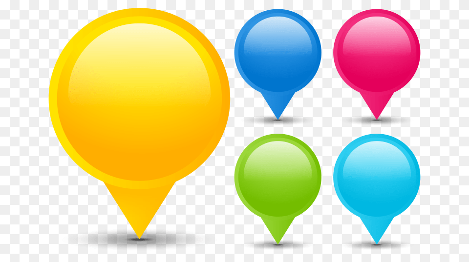 Map Clipart, Balloon Free Png