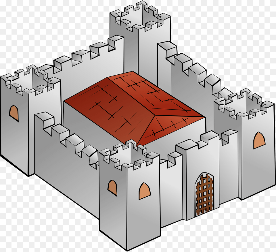 Map Clipart, Architecture, Building, Castle, Fortress Png Image