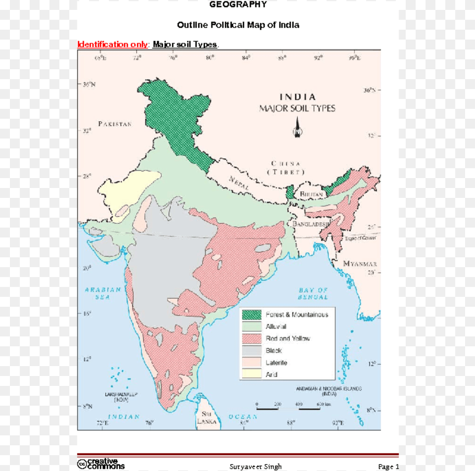 Map Clipart Map Indian India Major Soil Types, Chart, Plot, Atlas, Diagram Png Image