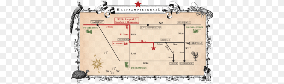 Map Halfaampieskraal Farm, Plot, Plan, Chart, Diagram Free Png Download