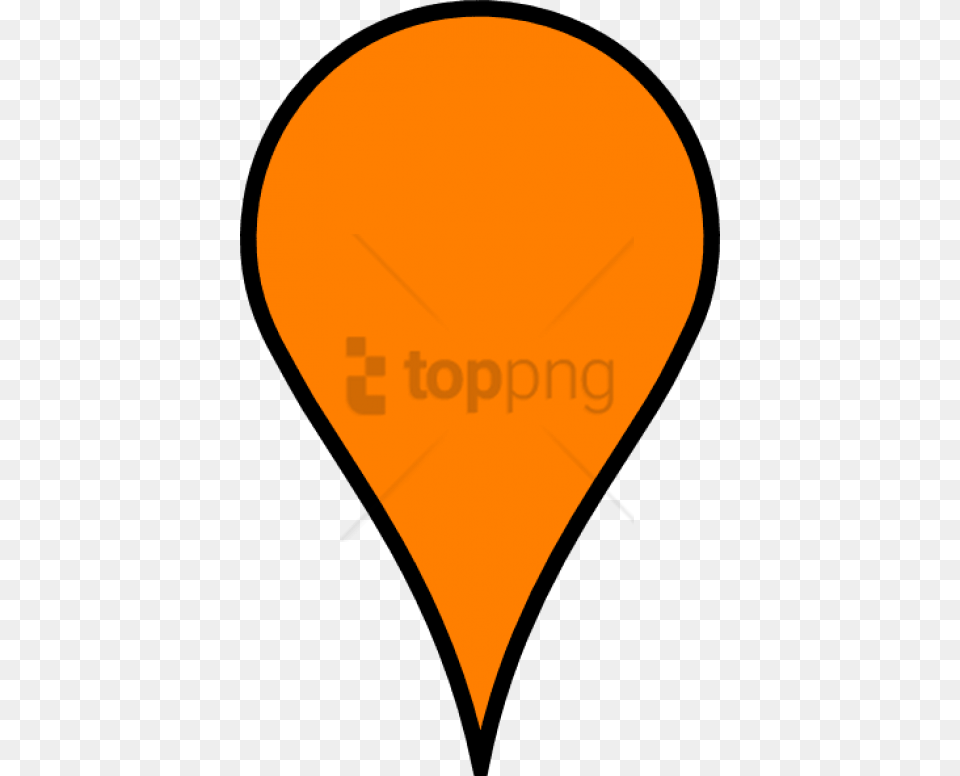 Map Icon Orange Google Map Icon Orange, Balloon, Clothing, Hardhat, Helmet Png Image