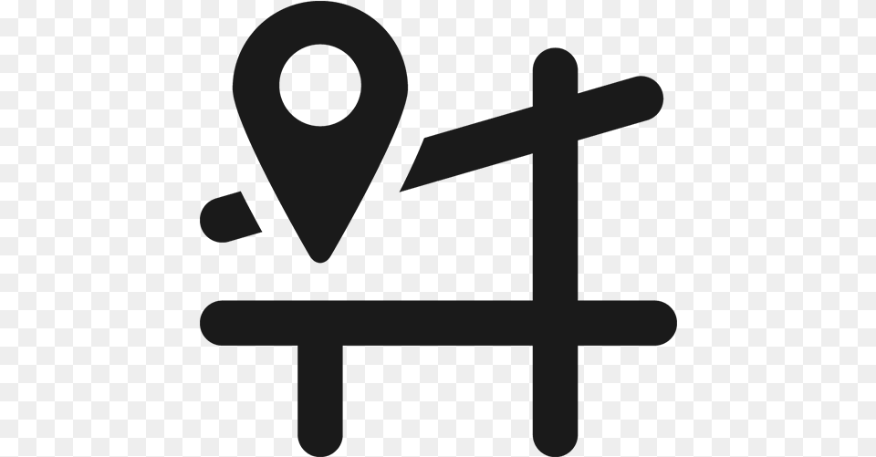 Map Icon Sign, Symbol, Cross Free Transparent Png