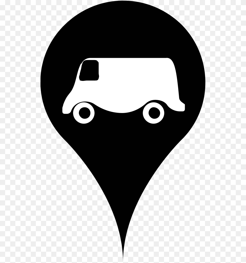 Map Icon Truck Truck Icon Map, Stencil, Silhouette, Smoke Pipe Free Png Download