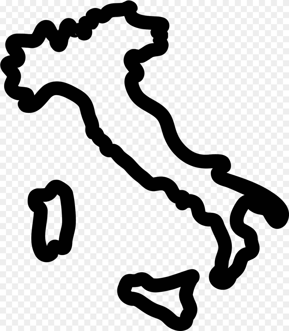 Map Icons Italy Icon, Gray Free Png Download