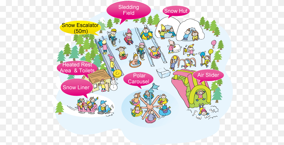 Map Kids Snow Park, Book, Comics, Publication, Person Png Image