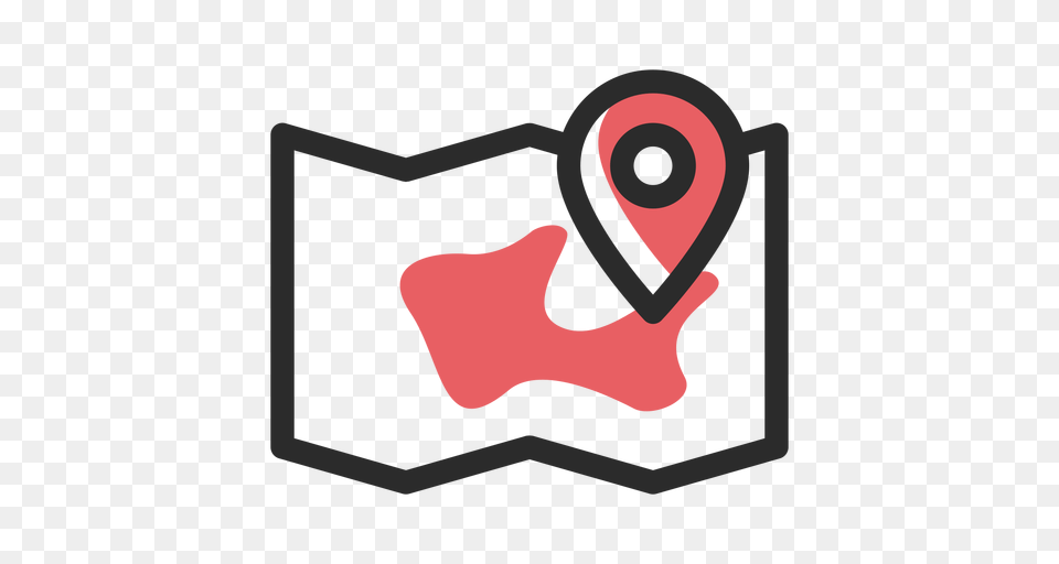 Map Location Colored Stroke Icon, Smoke Pipe, Heart Png