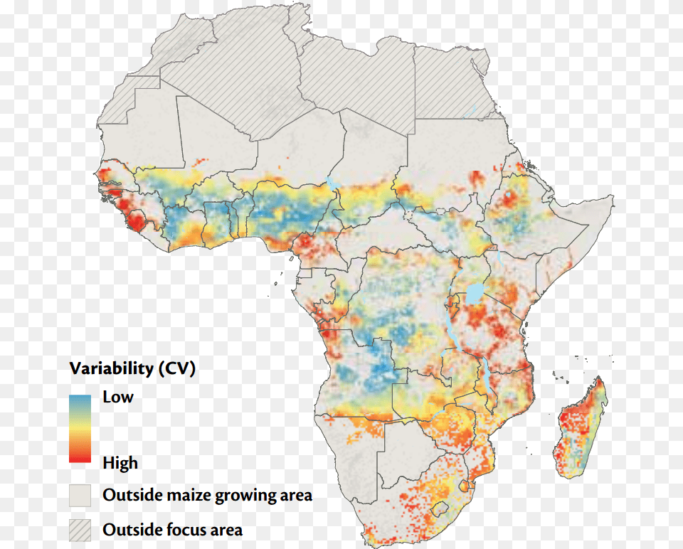 Map Maize In Africa Map, Atlas, Chart, Diagram, Plot Png Image