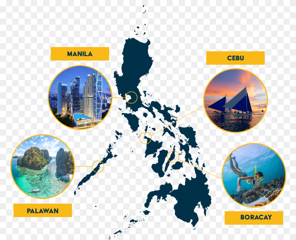 Map Map Of The Philippines, Water, Sphere, Sea, Outdoors Png Image