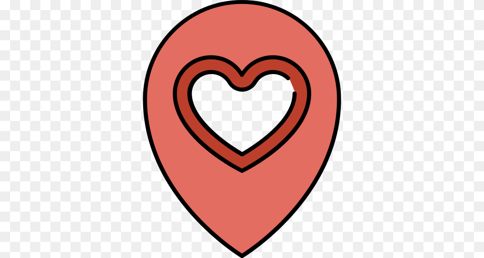 Map Maps And Location Icon, Heart, Astronomy, Moon, Nature Free Png