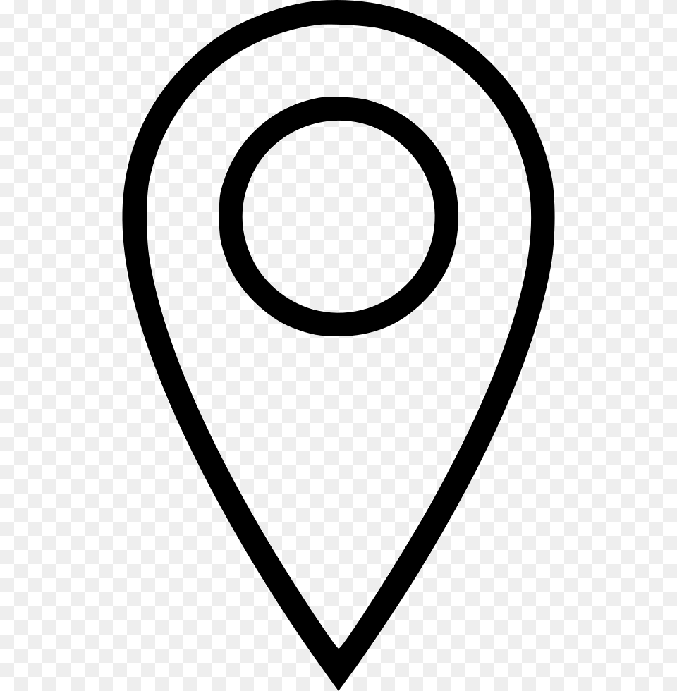 Map Marker Comments Location Icon White Transparent Png Image