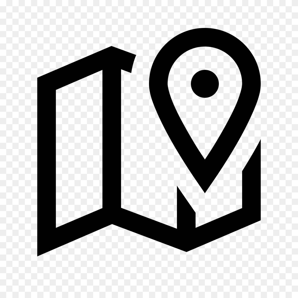 Map Marker Icon, Gray Free Png Download