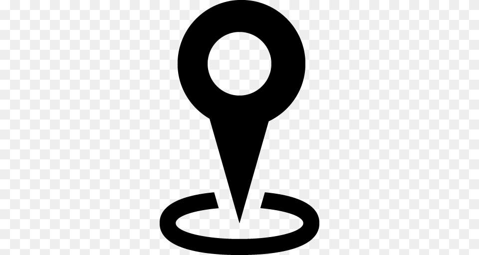 Map Marker Icon, Gray Free Png