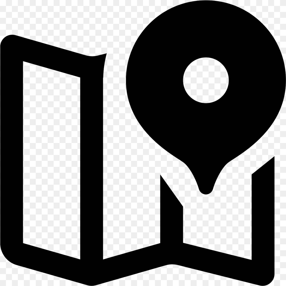 Map Marker Icon Icon, Gray Free Png Download