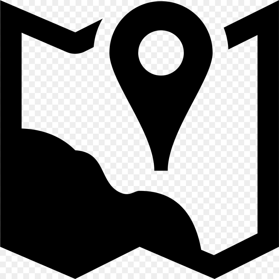 Map Marker Icon Map Icon, Gray Png Image