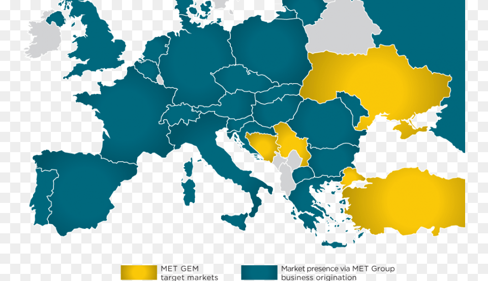 Map Met Gem Eea Countries Map Of European Economic Area, Atlas, Chart, Diagram, Plot Free Png Download