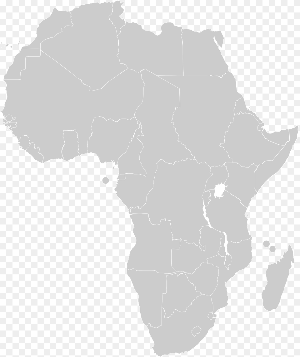 Map Of Africa Map Of Africa Transparent, Chart, Plot, Atlas, Diagram Free Png