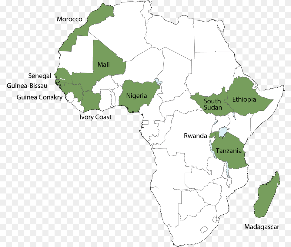 Map Of Africa No Background, Chart, Plot, Atlas, Diagram Free Png