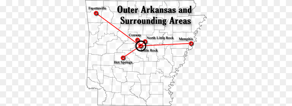 Map Of Arkansas Airports, Chart, Plot, Atlas, Diagram Free Transparent Png