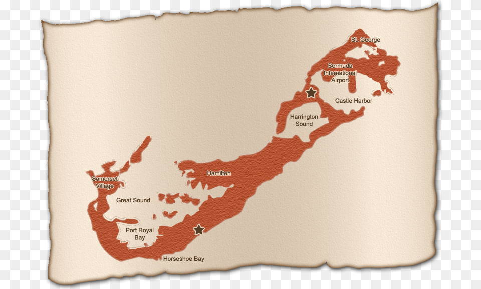 Map Of Bermuda Main Island Swizzle Inn Bermuda Map, Nature, Chart, Plot, Outdoors Free Transparent Png
