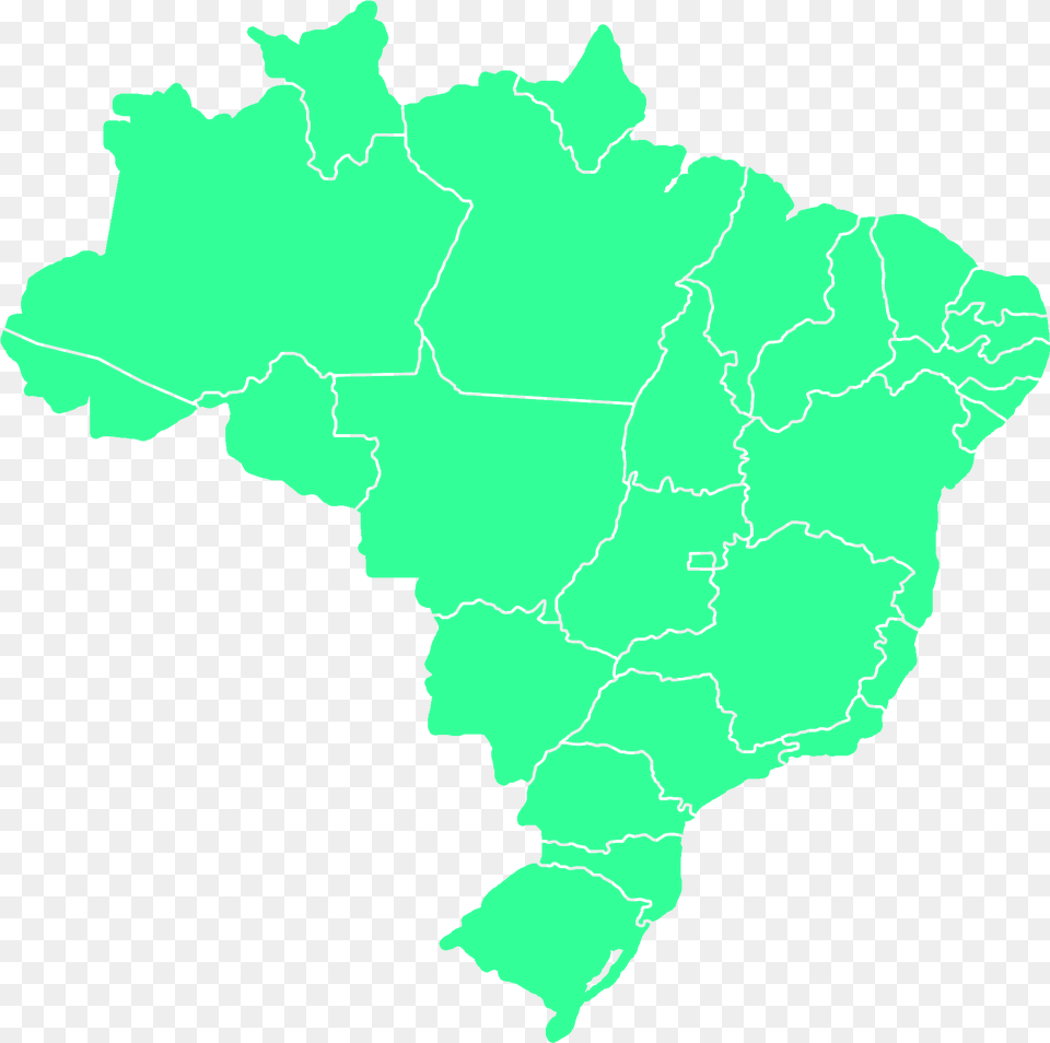 Map Of Brazil Brazil, Atlas, Chart, Diagram, Plot Free Transparent Png