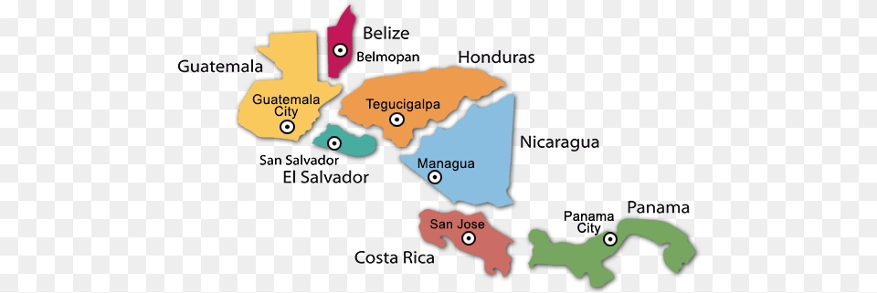 Map Of Central America, Chart, Plot, Atlas, Diagram Png