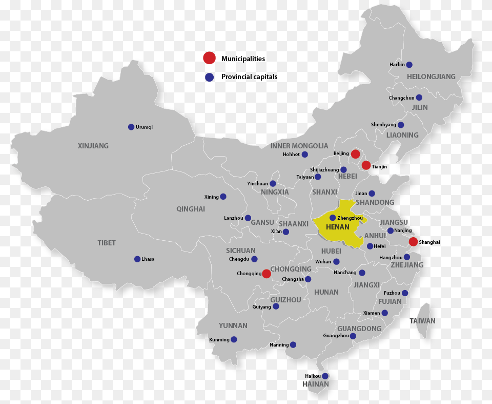 Map Of China Gray, Chart, Plot, Atlas, Diagram Png Image