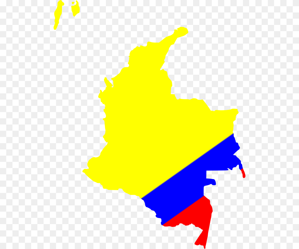 Map Of Colombia Colombia Map Clipart, Chart, Person, Plot Free Png