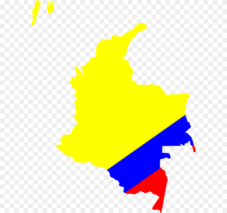 Map Of Colombia Svg Clip Arts Colombia Map Clipart, Chart, Plot, Person Png