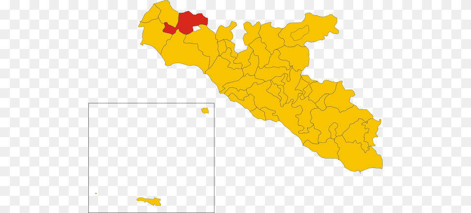 Map Of Comune Of Sambuca Di Sicilia Province Of Agrigento Region, Chart, Plot, Atlas, Diagram Png Image