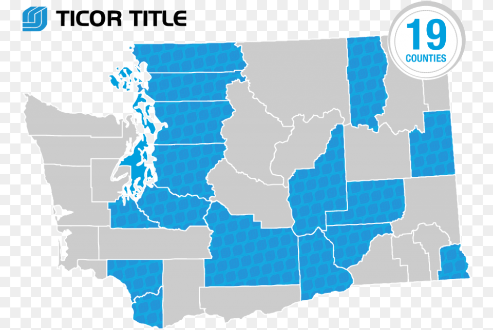 Map Of Counties In Wa Where Ticor Title Provides Title Ticor Title, Chart, Plot, Atlas, Diagram Free Transparent Png