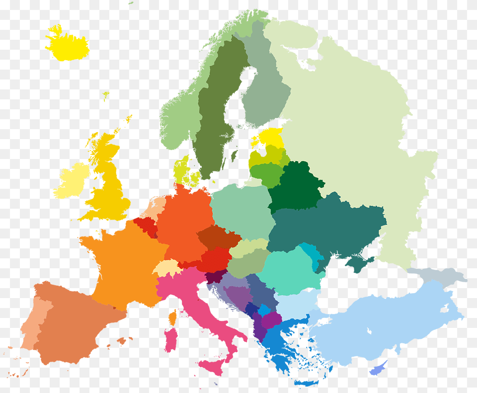 Map Of Europe Canopy Of Prayer, Art, Modern Art, Graphics Free Png