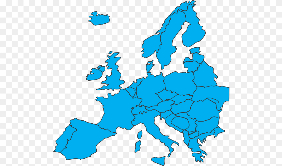 Map Of Europe Clip Arts For Web Federation Of Young European Greens, Chart, Plot, Atlas, Diagram Free Transparent Png