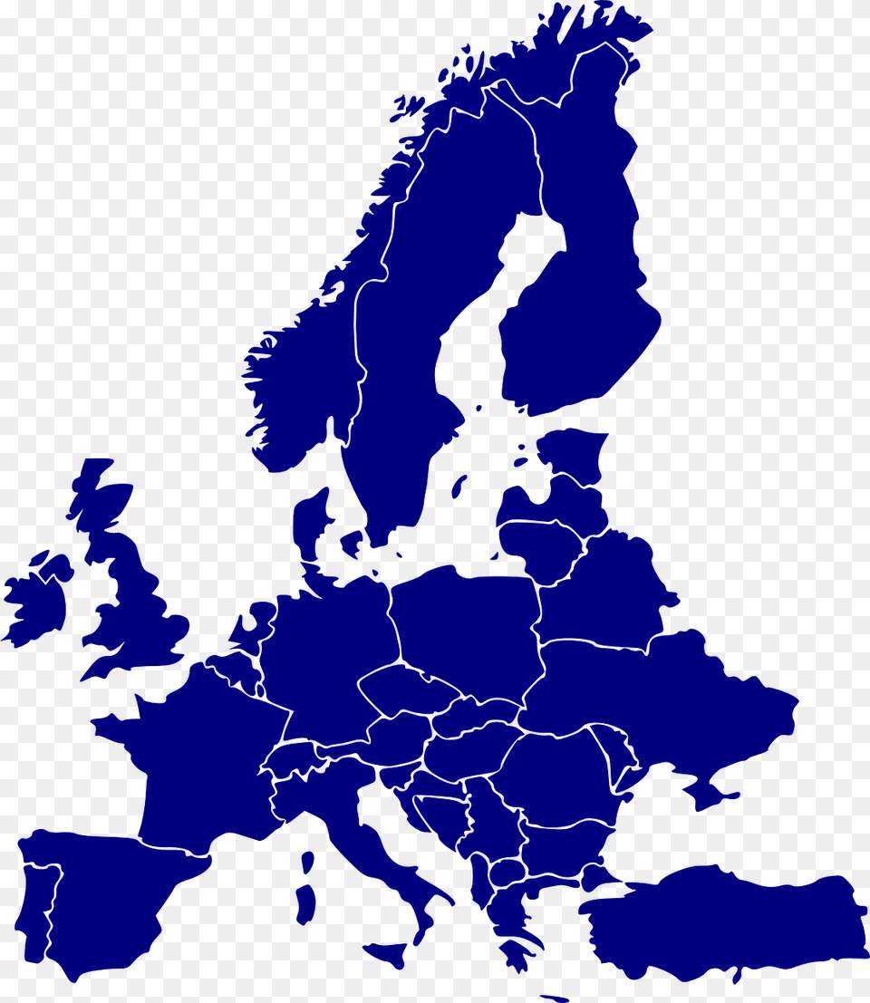 Map Of Europe Clipart, Chart, Plot, Water, Sea Png
