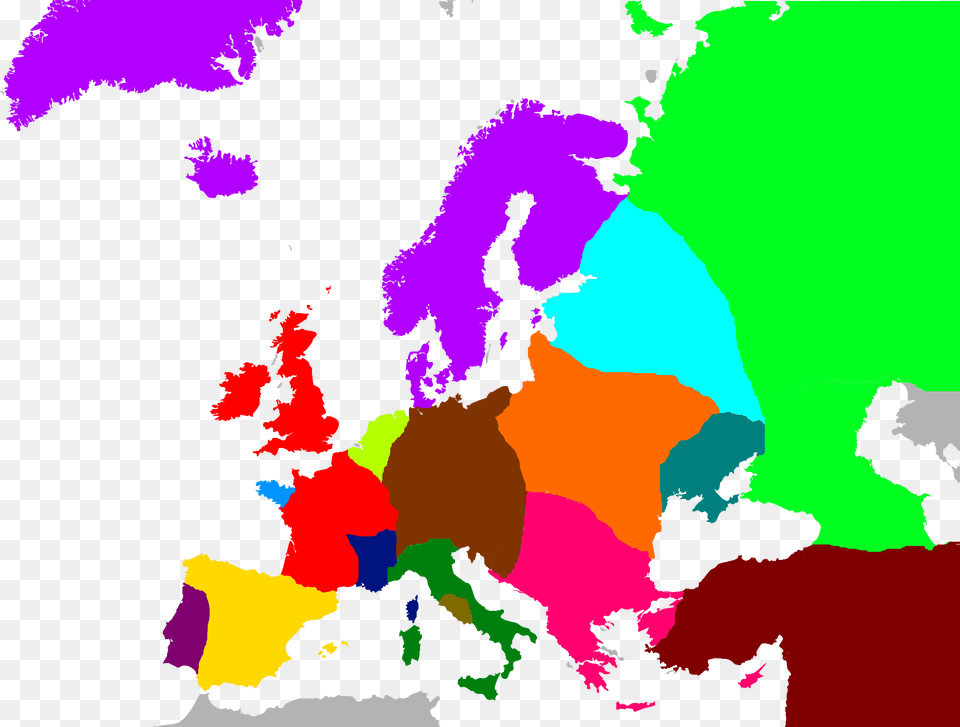 Map Of Europe Va Eastern Europe Map, Art, Modern Art, Graphics, Person Png