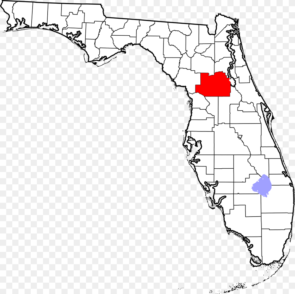 Map Of Florida Highlighting Marion County, Plot, Chart, Adult, Wedding Png Image