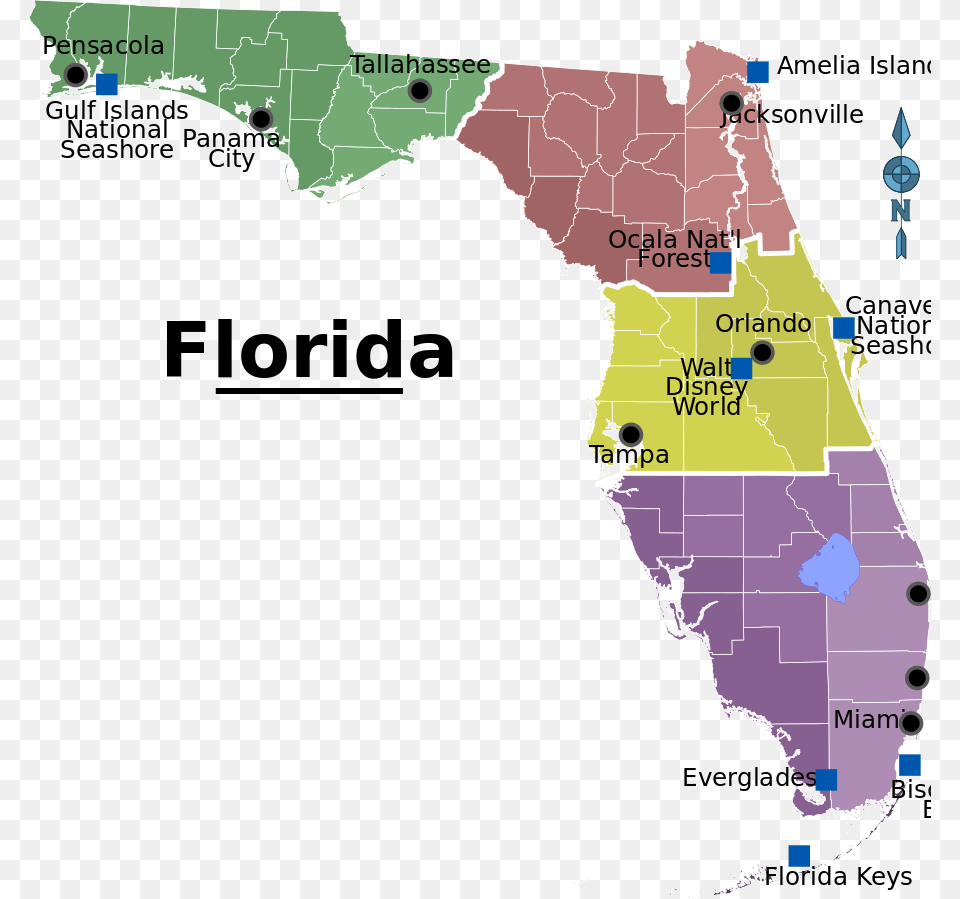 Map Of Florida Metropcs Florida Coverage Map, Chart, Plot, Atlas, Diagram Free Transparent Png