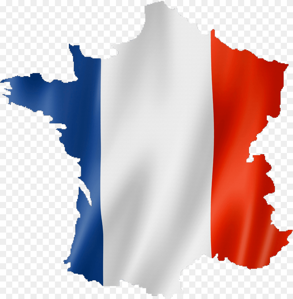 Map Of France With Flag Clipart Png Image