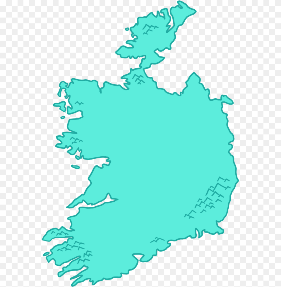 Map Of Ireland, Chart, Plot, Outdoors, Nature Png