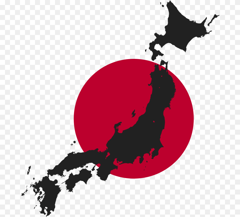 Map Of Japan Clipart Transparent Japan Map, Astronomy, Outer Space, Nature, Night Png Image