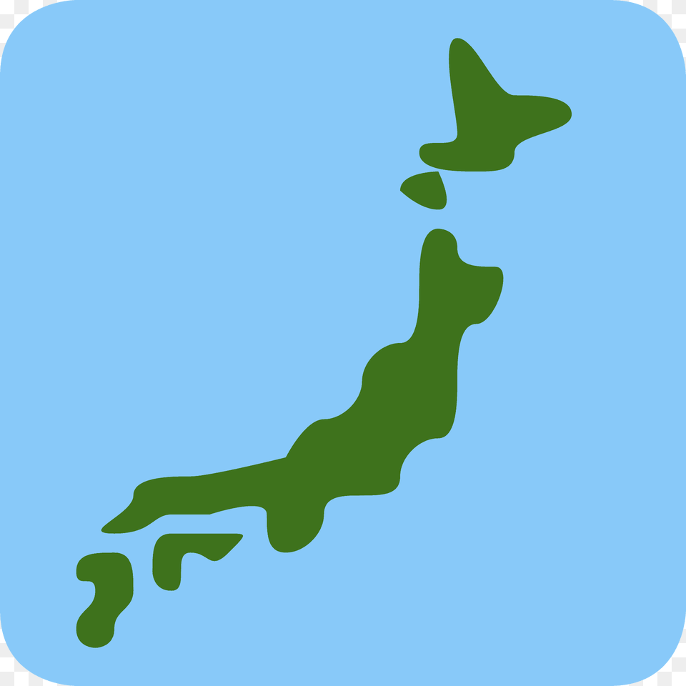 Map Of Japan Emoji Clipart, Water, Sea, Outdoors, Nature Png Image