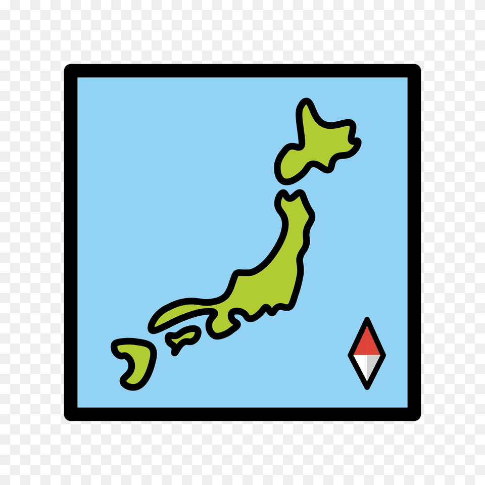Map Of Japan Emoji Clipart, Nature, Outdoors, Sea, Water Png